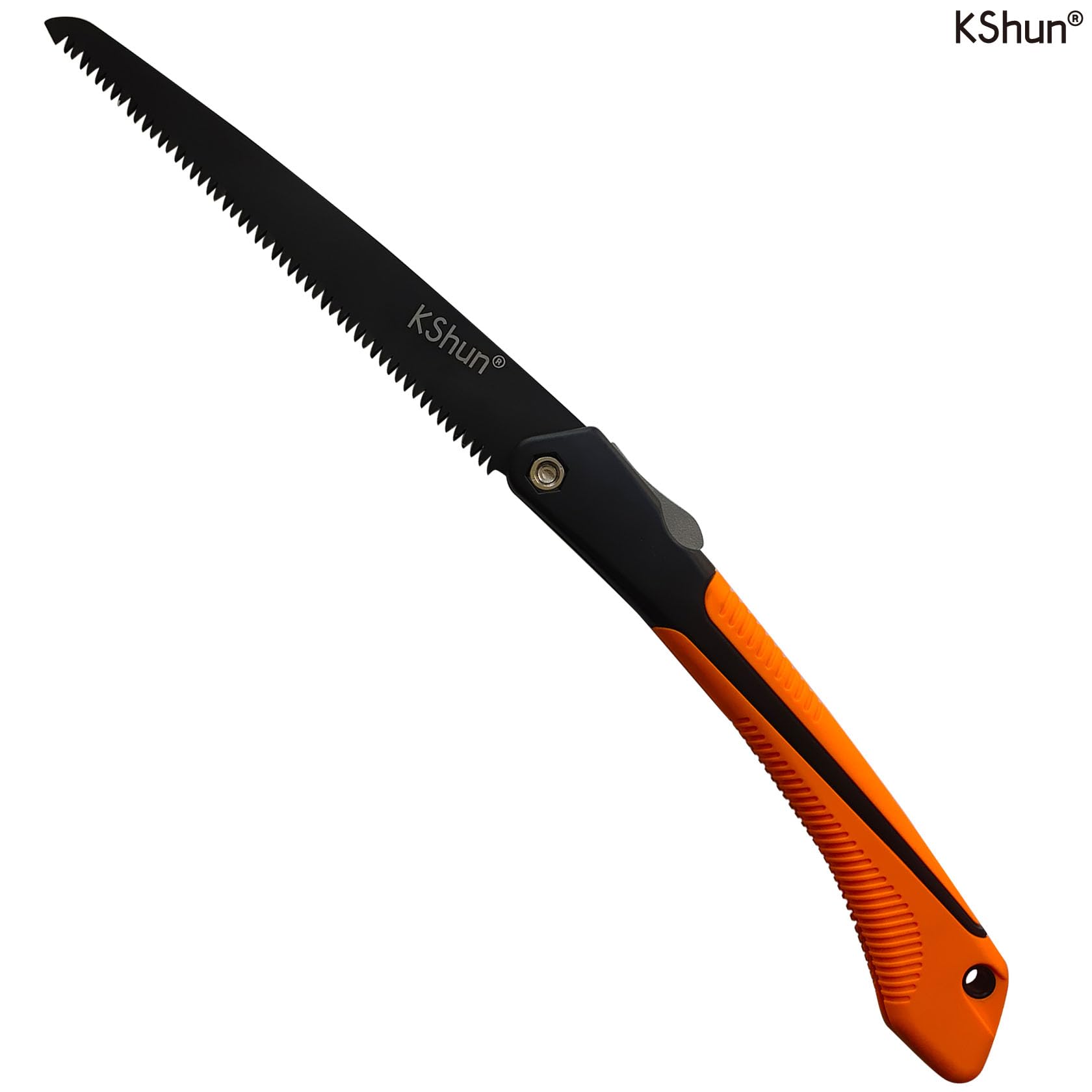 Garden Hand Saw Folding 25cm Blade 1.1mm Thick SK85 Steel 3-Side Sharpened Teeth Branch Saw 6 TPI Hiking Camping Outdoor Survival Cutting Wood Trimming Trees Clearing the Path - Image 2