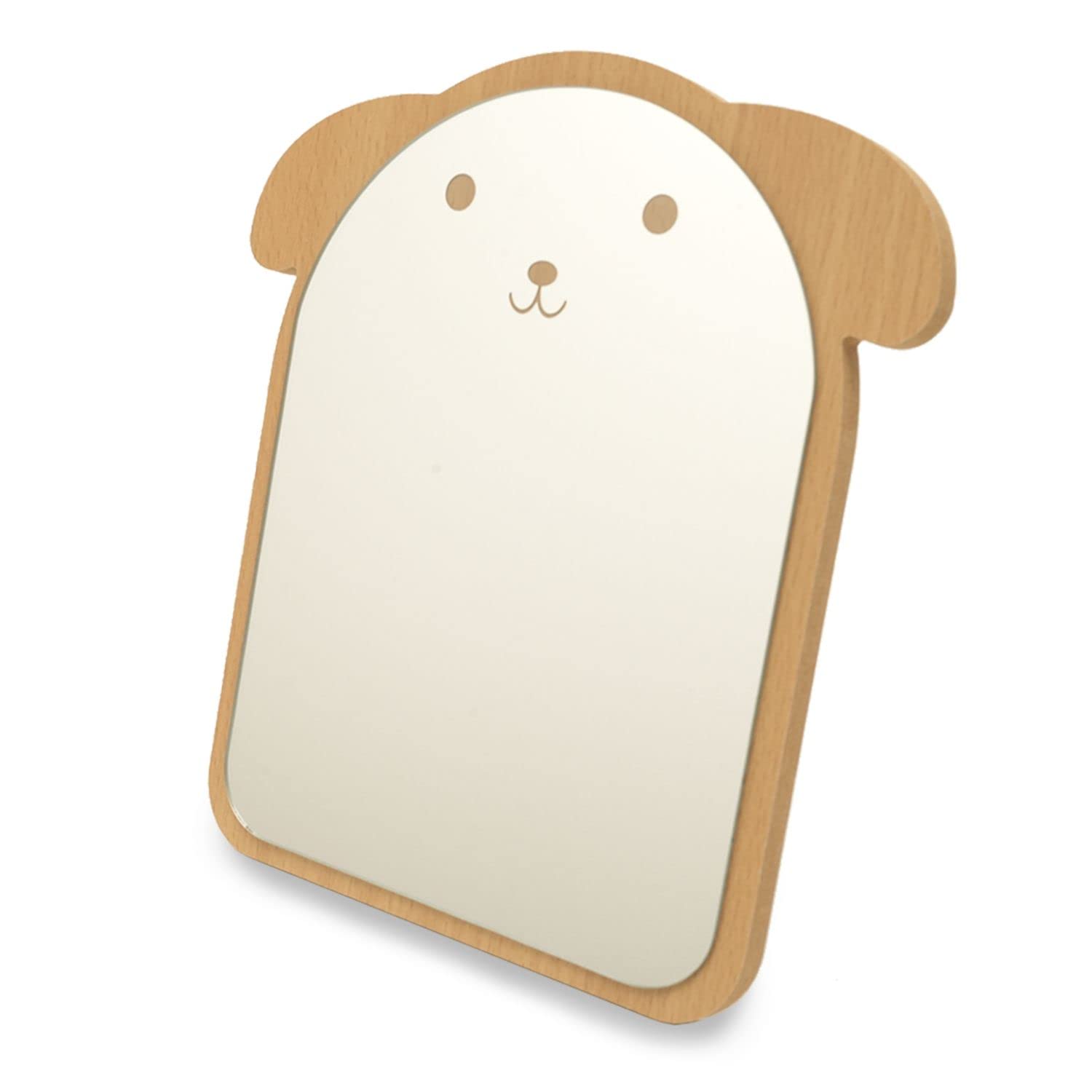 Amazon | [Taiko] 木製 スタンドミラー (卓上または角度調整対応) 化粧