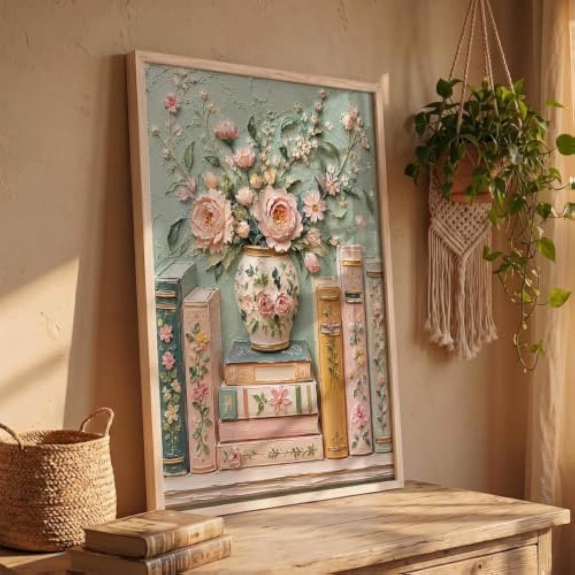 Modern Painting with Frame for Home Decoration