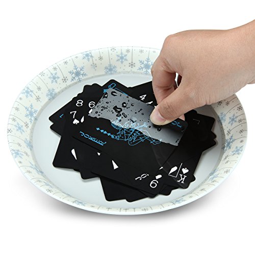 Schwarze Spielkarten Wasserdichtes Pokerkarten Profi Poker Playing Cards Karte Spielkarte Playing Cards aus Plastik Top Qualität Plastic Poker – Bild 6