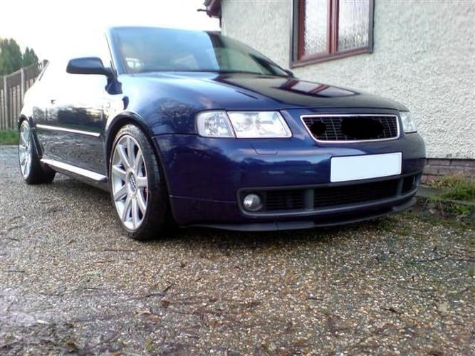 Pare-choc avant A3 S3 8L spoiler lèvre lame inférieure noire mate 96-03