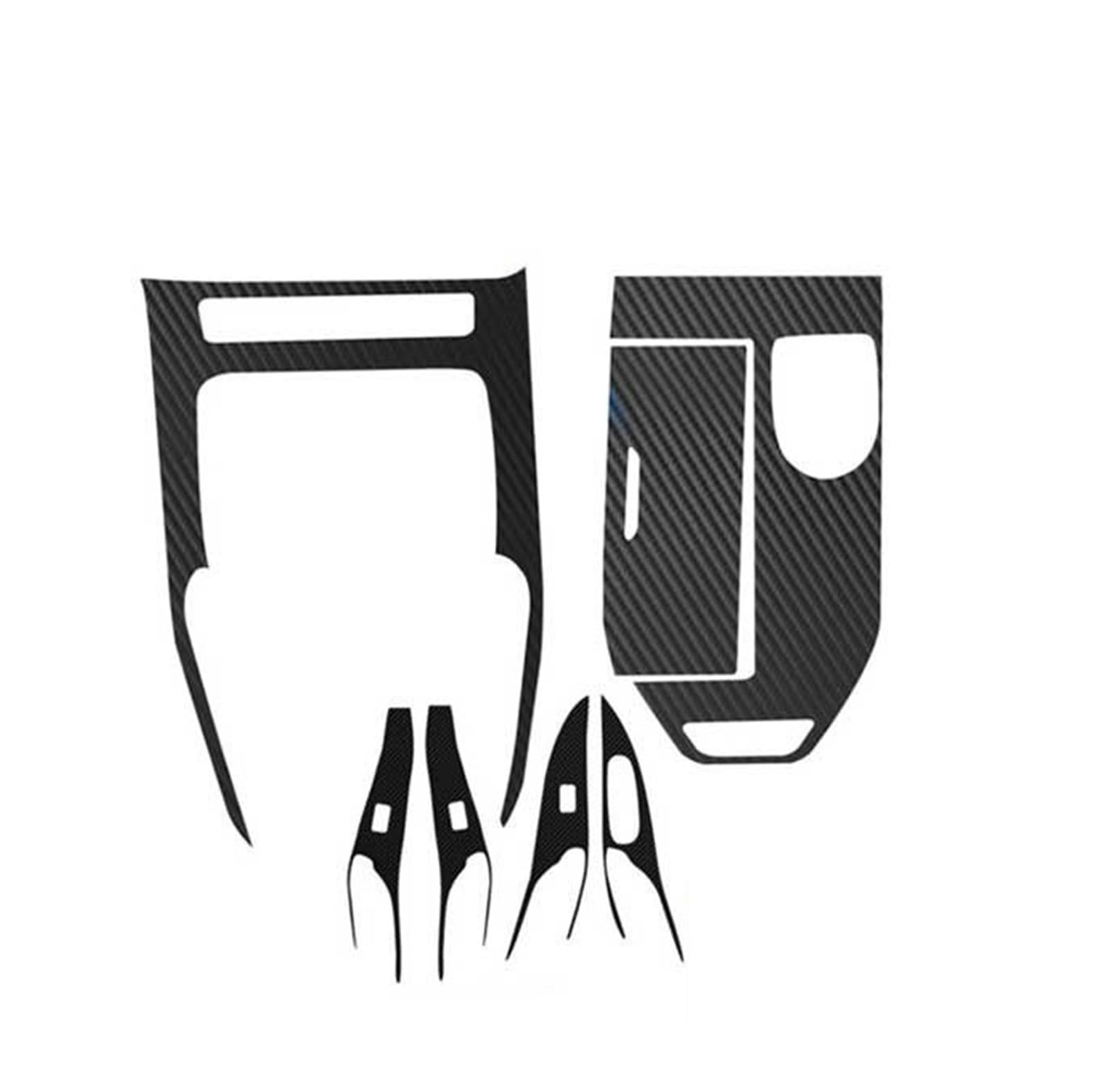 Car Interior Trim Covers for Haval for H6 2021 Console Gearbox Panel Sticker Car Accessories Interior Decoration Film Cover Carbon Fiber Modification Styling(Righ Hand Driving)