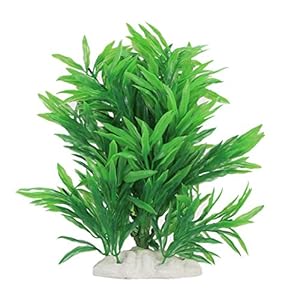 UEETEK Künstliche Aquariumpflanze,Wasser Aquarium grünes Gras-Lange Blatt-Anlage für Fisch-Behälter-Dekor