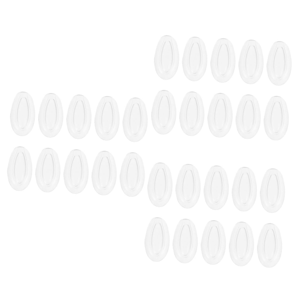 FRCOLOR30 Pairs Glasses Pads Pads Eyeglass Parts Pads U Shaped Pad Pads Replacement Kit Glasses Cushion Bazoo Holds Pad Parts