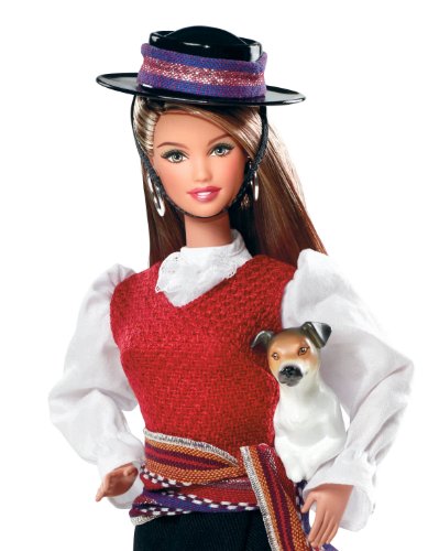 Muñeca Barbie Collector Dolls of the World Chile miniatura 3