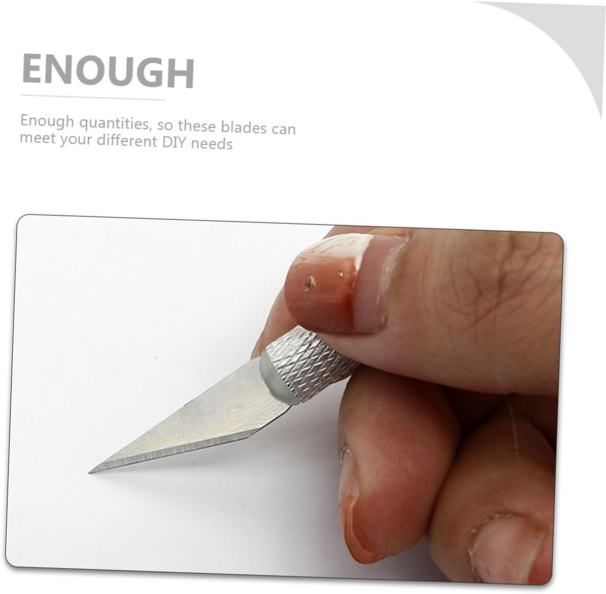 Uonlytech 11-Pack Engraving Blades Set for Model Making and DIY Projects Precision Art Cutting Blades Compatible Craft Knives Cutters