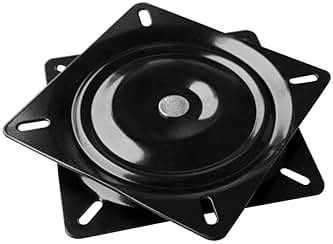 Heavy Duty Bar Stool Swivel Replacement for Recliner Chair & Bar Stool Square Swivel Furniture Replacement(Ball Bearing) (6 inch)