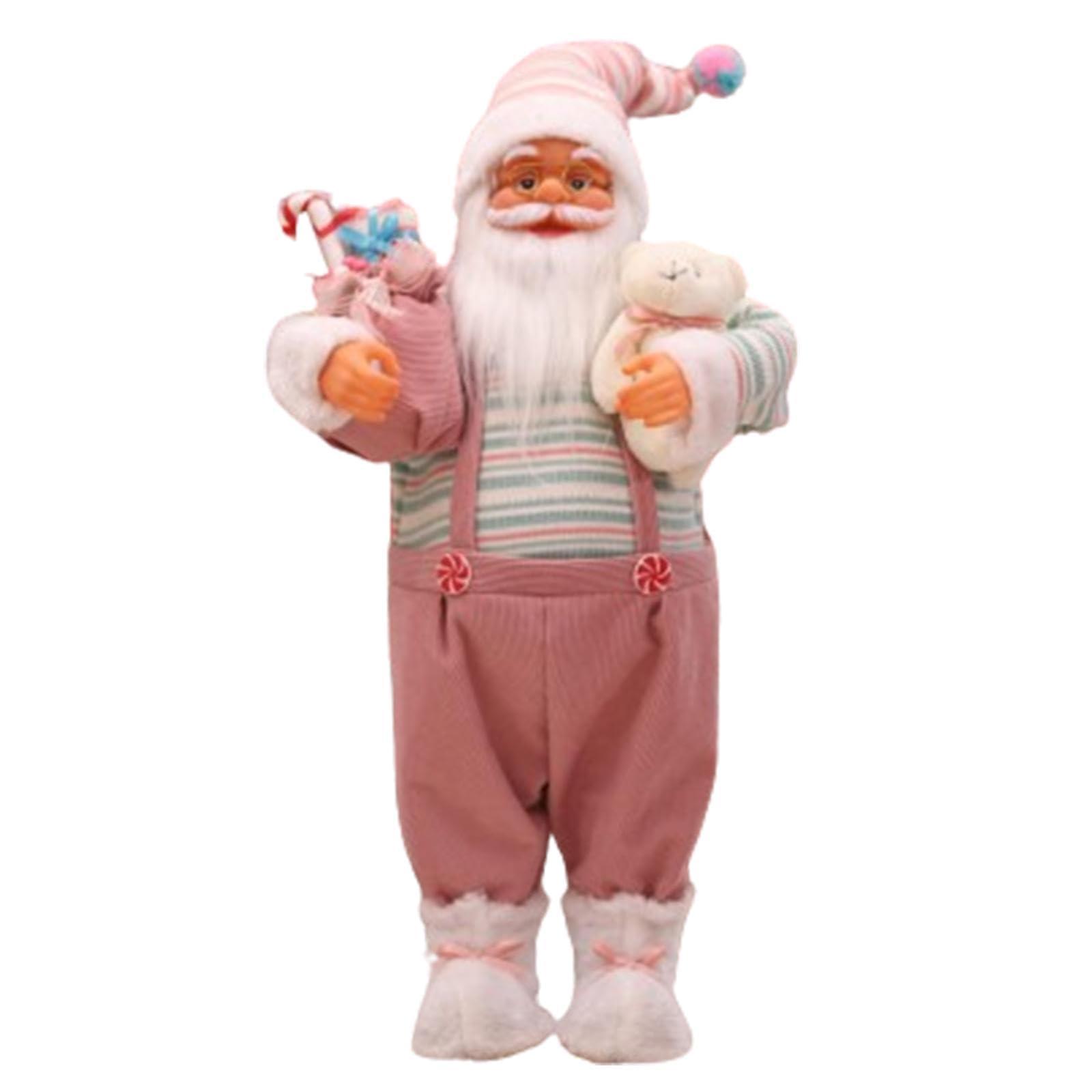 Muñeco Navideño de Papá Noel con Bolsa de Regalos para Escritorio