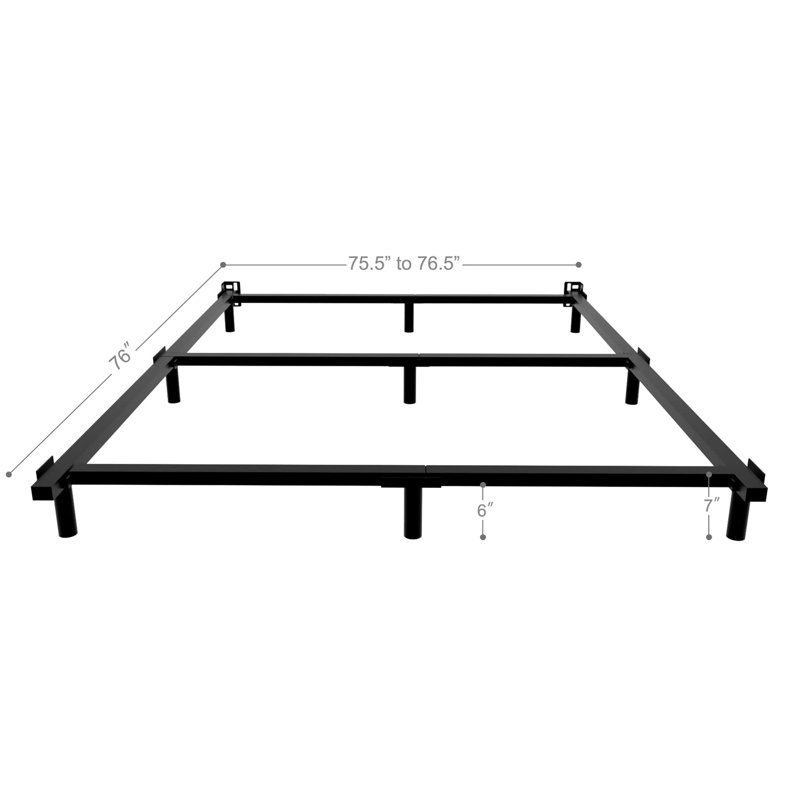 Buy Metal Bed Frame King Size7 Inch Heavy Duty Low Profile Bed Frames