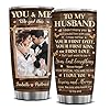 Winorax gifts for husband from wife you and me we got this tumbler personalized stainless steel tumblers coffee travel mug 20oz 30oz birthday christmas fathers day wedding anniversary valentine cup  urban country home decor