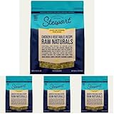 Stewart Raw Naturals Freeze Dried Raw Dog Food or Meal Topper, Chicken & Vegetables Recipe, 32 Ounce Bag, Complete and Balanced Nutrition (Pack of 4)