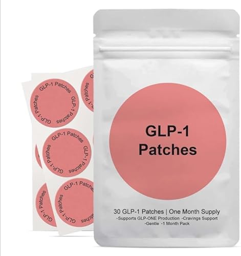 GLP-1 Patch -8-Hour Long-Lasting Formula Support - Suitable for Men and Women's Body Care Patches - can be Applied to Various Parts of The Body (30 Count) (1)