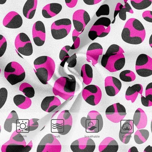 Joisal Bright Toddlers Underwear Floral 2t Cotton Girl Panties Cute Leopard Print Pink Black White Undies Kids Briefs3