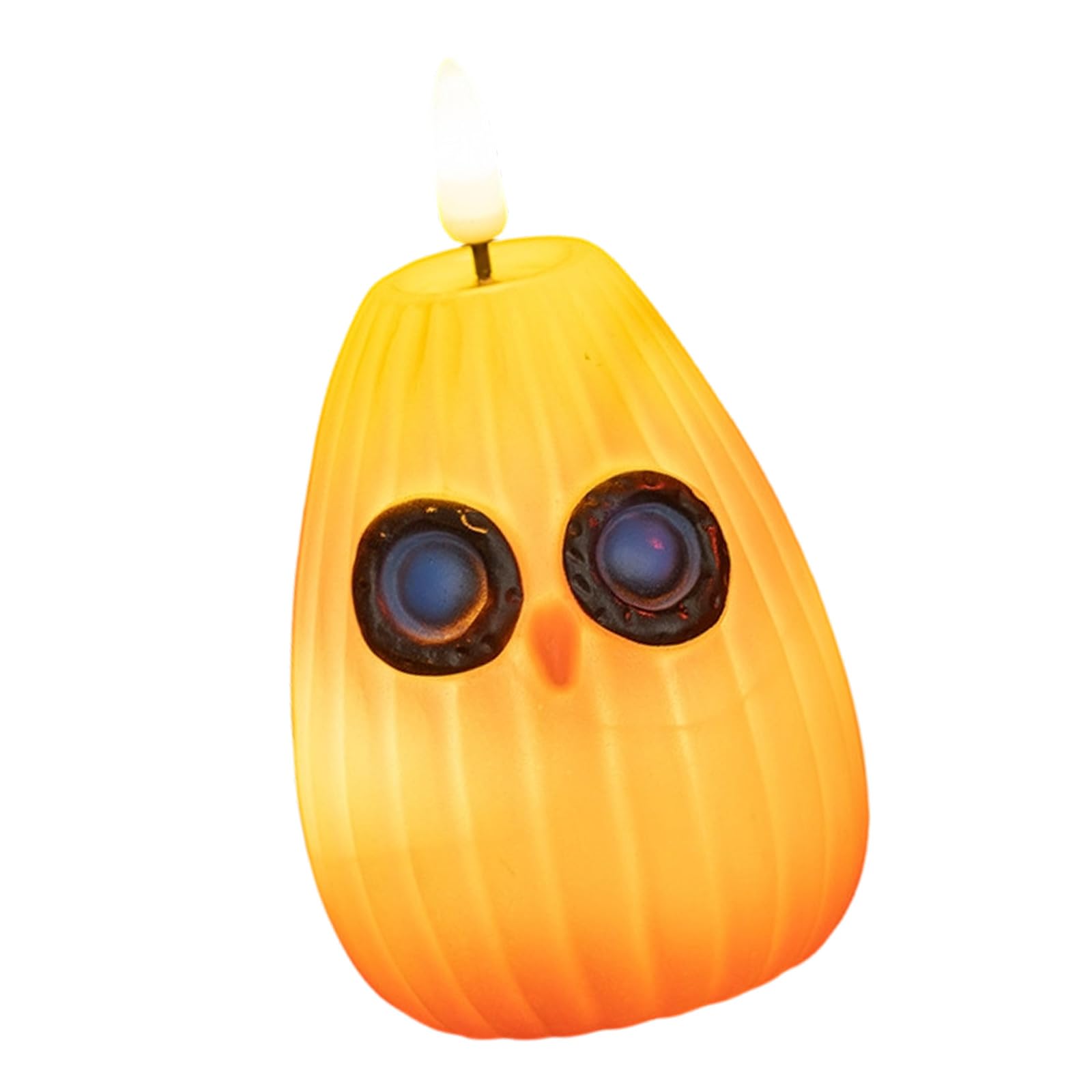 Jazuaiao Owl Themed Night Lamp Battery Operated Desk Light Halloween Festives Themed Bedroom Ornament Halloween Owl LED Night Light