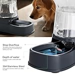 Gardner Pet Automatic Dog Water Dispenser Gravity Stainless Steel Water Waterer Feeder, 100% BPA-Free Large Capacity Water Feeding Bowls for Medium & Large-Sized Dogs Cats Other Pets -(1 Gallon) - Image 3
