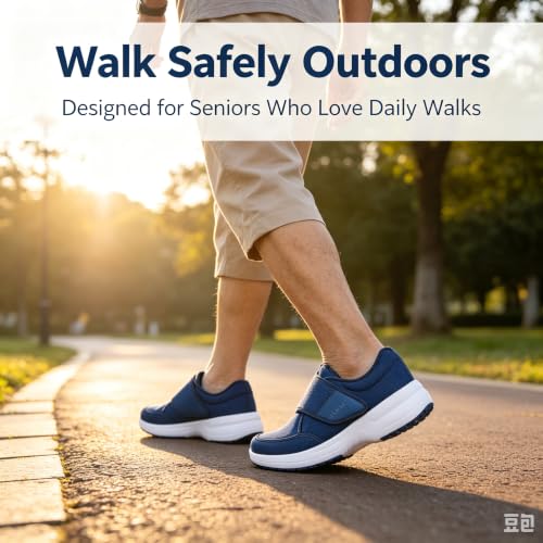 Image of Extra Wide Diabetic Shoes for Men Women, Sneaker for Edema Swollen Feet