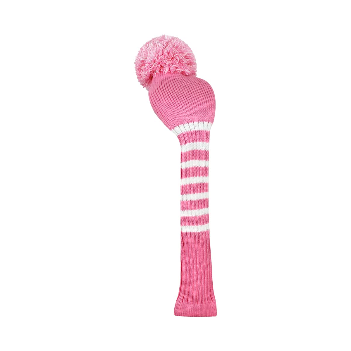 Scott Edward 1 Pcs Knit Golf Head Covers, for Fairway Wood Hybrid (UT), with Rotating Number Tags (Pink, Fairway) — image 1