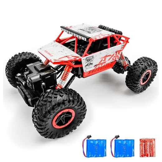 1:18 Rock Crawler 2.4Ghz Remote Control Car Off-Road Monster Truck Red