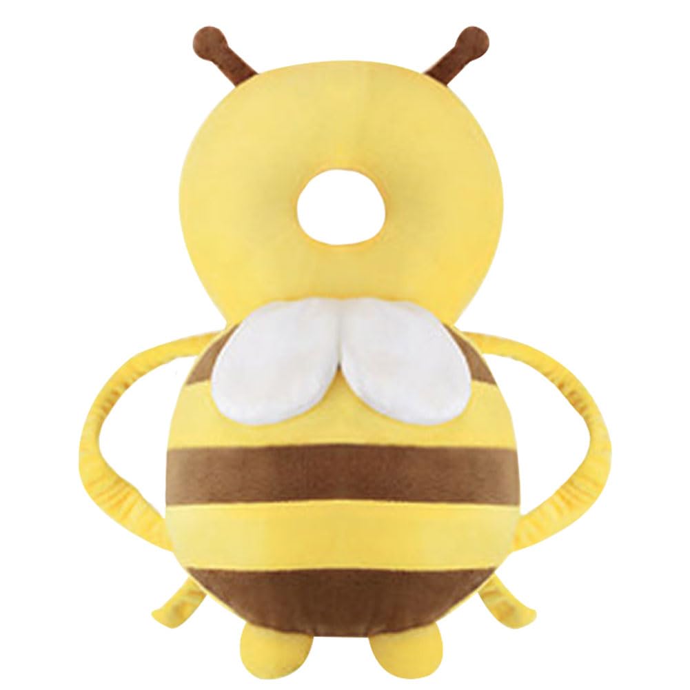 Yellow Bee Head Protector,Head Protector Pillow Protection Head Pillow Head Safety Cushion Backpack Fall Protection Head Pillow Walker Head Protection Head Safety Pad