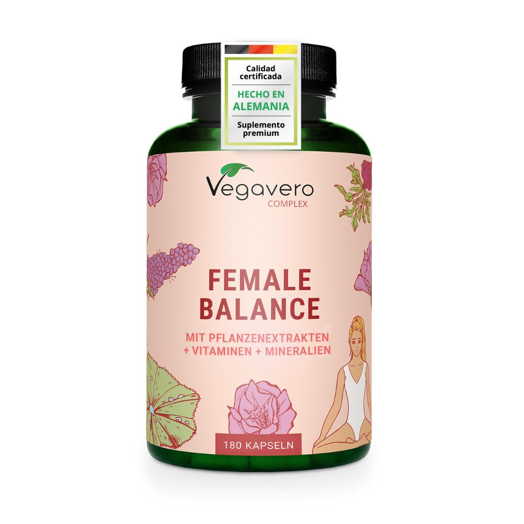 Vegavero Female Balance | Síndrome Premenstrual (PMS) y Acné Hormonal | Sauzgati
