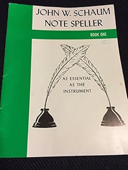 Paperback John W. Schaum Note Speller Book One (as essential as the instrument) Book