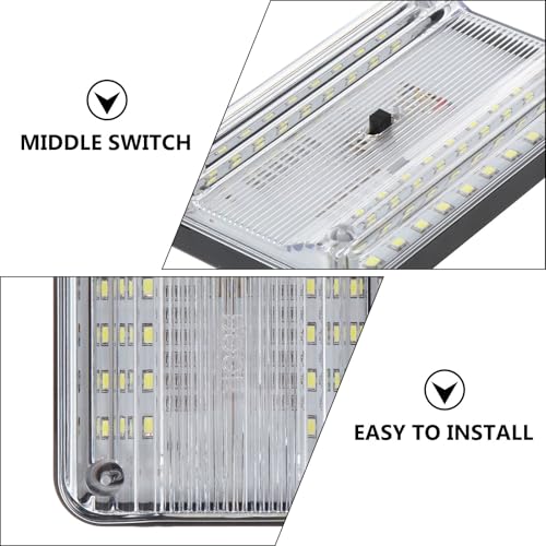 Lámparas de techo para coche 12v con 36 LED delgadas y resistentes 4