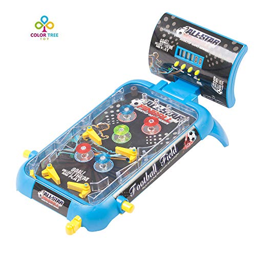 COLOR TREE Pinball Arcades Soccer Game – Kids Pinball Style Table Board Game