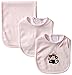 Little Me Baby Girls' 3 Piece Bib and Burp Set