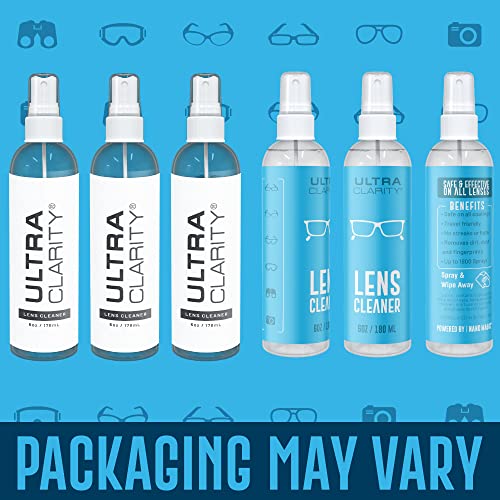 Powered by Nano Magic Eyeglass Lens Cleaning Spray 6 oz (3 Pack) | Professional Grade Formula, Silicone-Free | for Glasses, Phone, Electronic Screens, Optic Surfaces, Coated Surfaces - Made in USA - Image 3