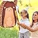 Sratte Piñata Bundle with a Blindfold and Bat (16 x 12 x 3 Inches), Cute Animal Piñata for Birthday Party Toys Decoration for Animal Theme Birthday Party Game Supplies Photo Prop(Hedgehog)
