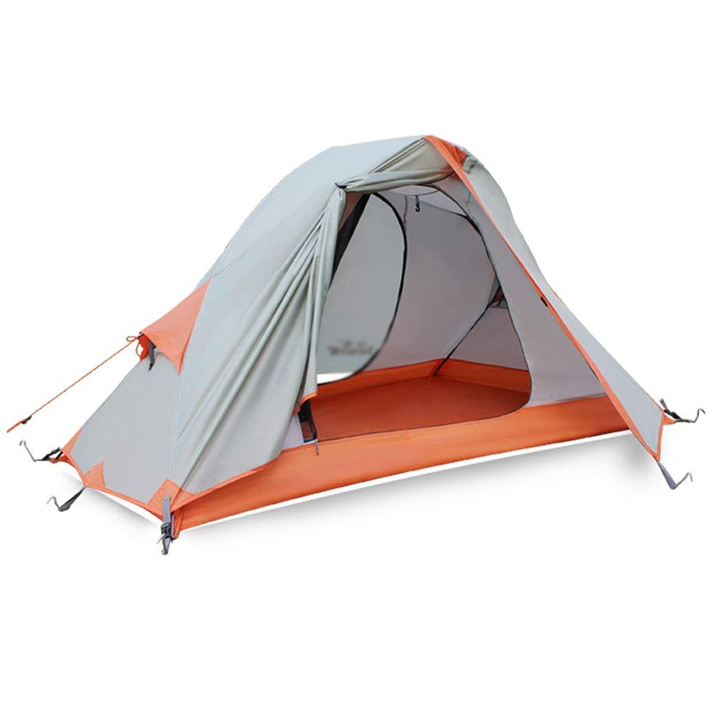 Camping Tent طبقة مزدوجة الألومنيوم القطب خيمة خيمة سماكة المعطف التخييم نزهة خيمة واحدة Tents