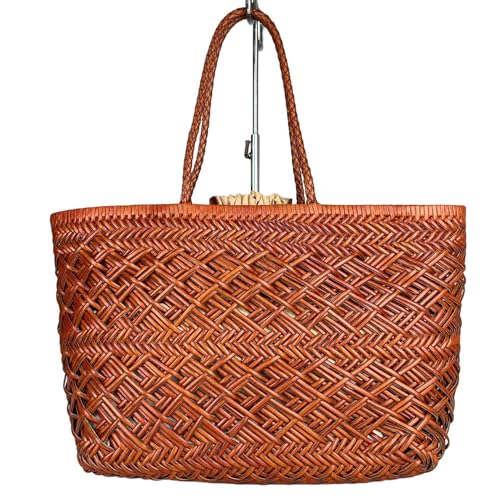 Sac cabas en cuir tressé italien parfait pour le bureau