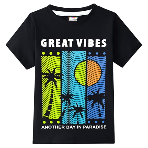 Image of Kuchipoo Boys Half Sleeves Regular Fit Cotton T-Shirt