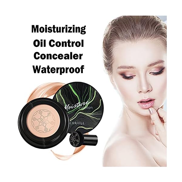 PHOERA-30ml-Foundation-Liquid-Full-Coverage-24HR-Matte-Oil-Control-Concealer-Nude-102-with-Face-Primer-Air-Cushion-CC-Cream-BB-Cream-Mushroom-Head-Foundation-Petal-Shaped-Cosmetics-Brush PHOERA 30ml Foundation Liquid Full Coverage 24HR Matte Oil Control Concealer (Nude #102) with Face Primer & Air Cushion CC Cream BB Cream Mushroom Head Foundation & Petal-Shaped Cosmetics Brush