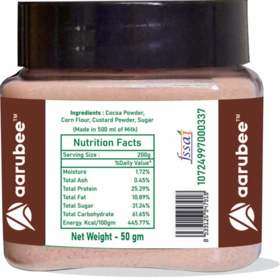 AARUBEE Cocoa Powder for Baking and Beverages (50) 1