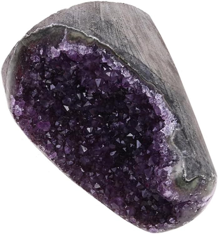 Natural Amethyst Cluster for Home Decor Unique Raw for Meditation and Healing Irregular Druzy for DIY Crafts and Floral Arrangements