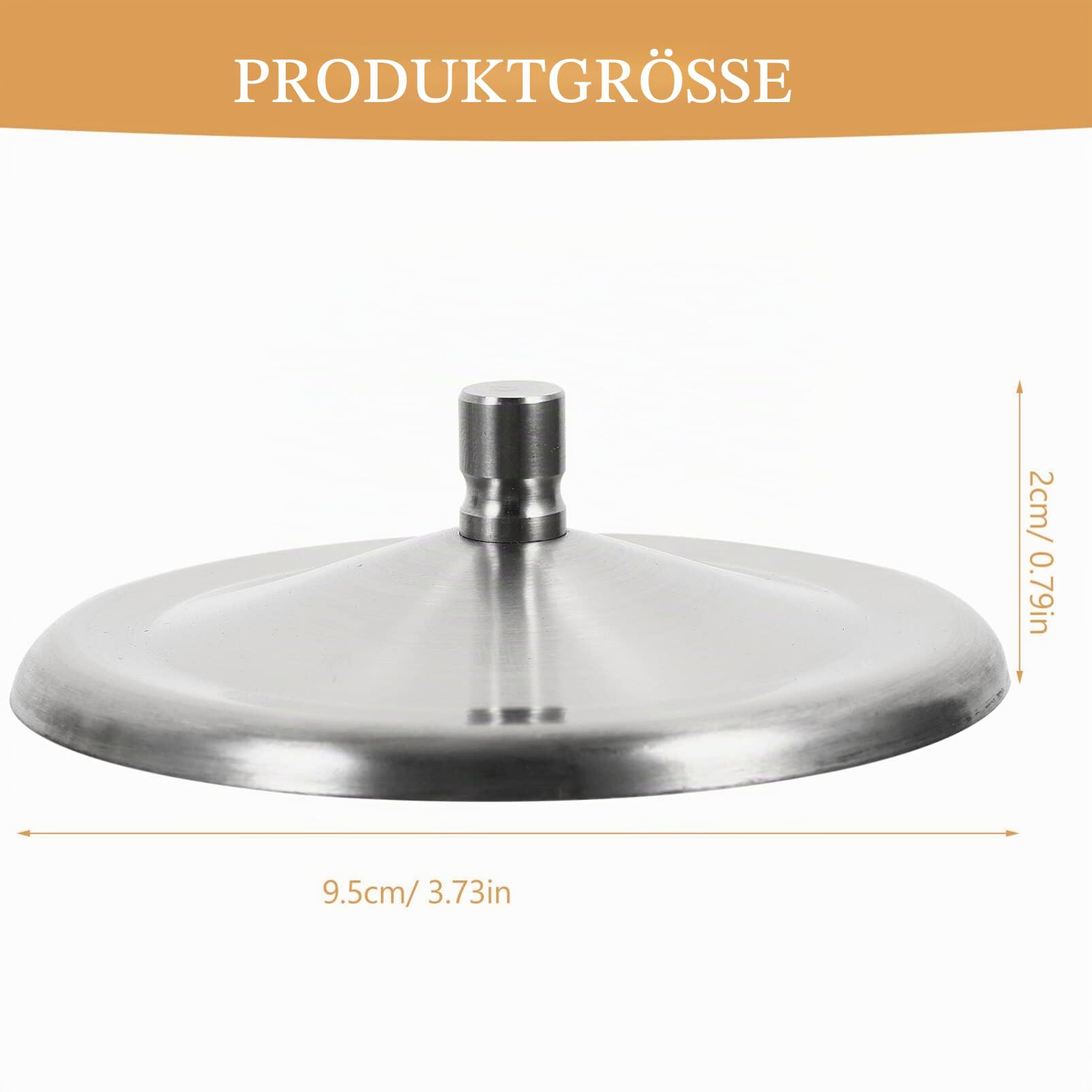 Glasabdeckung 6 -Tassendeckel, Becherdeckel, 9,5 cm Dosendeckel