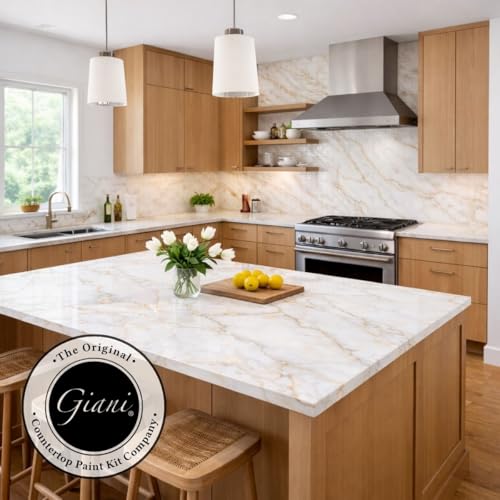 Image of Giani Quartz Easy Epoxy Countertop Paint Kit (Venetian Gold)