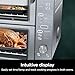 Ninja Air Fryer Toaster Oven Combo | Double Stack XL | 12-in-1 | Fits 4.5 lb Chicken & 6lbs of Wings | Smart Finish Cook 2 Different Meals at Same Time | Countertop Oven | Stainless Steel | DCT601