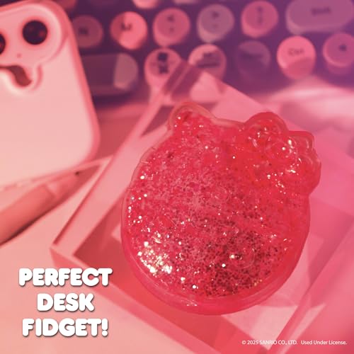 Image of Hello Kitty and Friends SLIMYGLOOP Gelli Gels - Hello Kitty, Slow Rising Sensory Squeeze Toy with Glitter, Gel Filled Fidget Toys