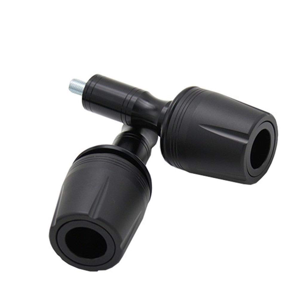 QBIYA Falling Protection Frame Slider Fairing Guard Anti Crash Pad Protector Fit for Kawasaki ZRX 400/1100/1200R ZR250 ZR400 Zephyr XER500 Motorcycle Frame Decoration (Color : Black)