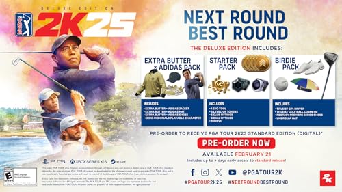 Image of PGA TOUR 2K25 Deluxe - PC Steam [Online Game Code]