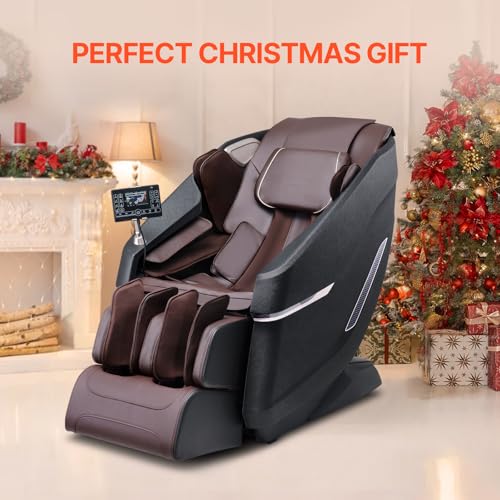 VEVOR Full Body Massage Chair, SL-Track Zero Gravity Massage Recliner, 3D Shiatsu, Body Scan, Heating, Bluetooth Speaker, Airbags for Living Room, Home - Image 7