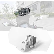 Motorcycle Front Windshield Extension for Royal Enfield Himalayan 450 2024-2026 Adjustable Spoiler Clips Windscreen Wind Air Deflector Windscreen Visor Accessories