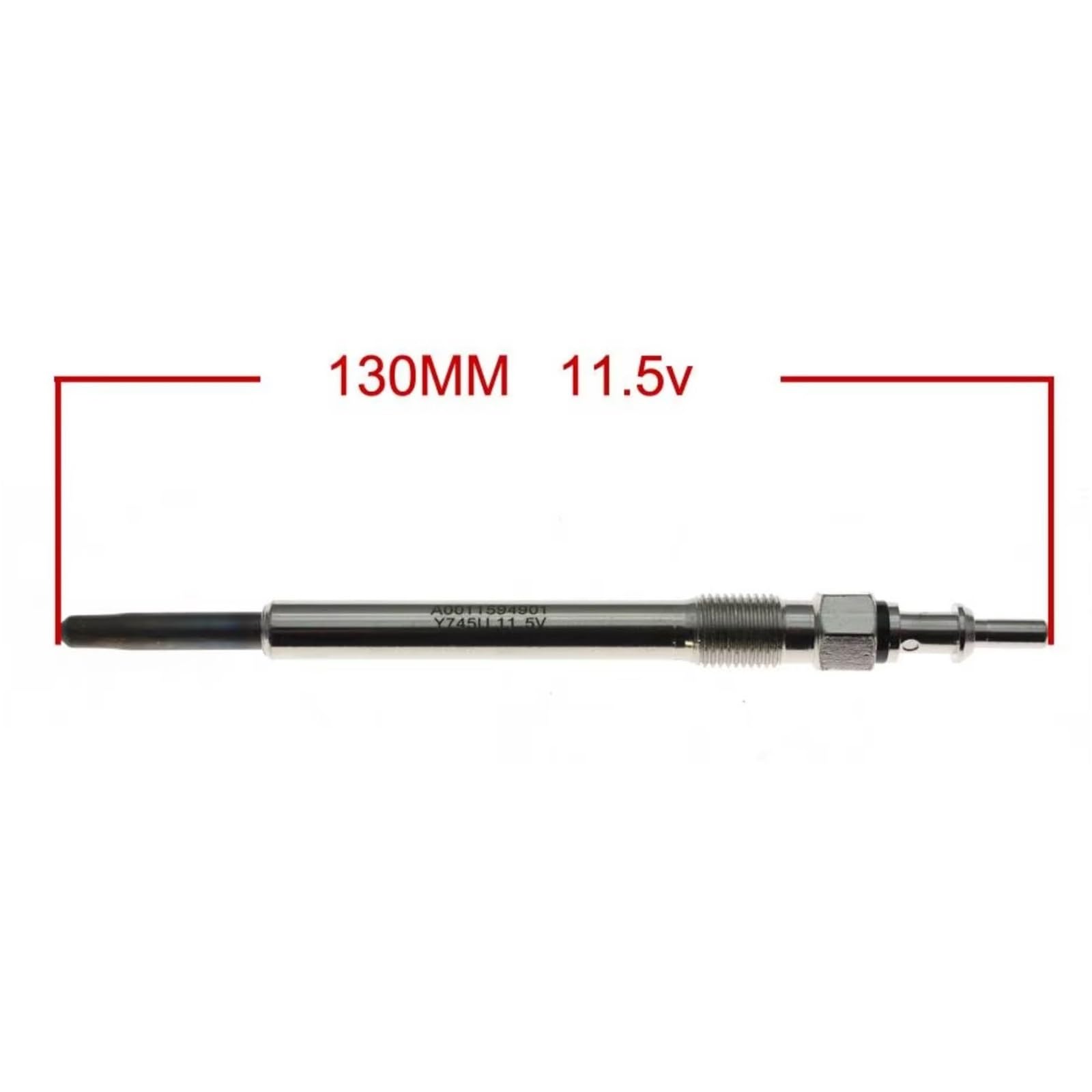 Bougies de préchauffage chauffantes pour Benz (OM611, OM646, OM612, OM613, W202, W210, W638) - Référence : 1594201 - Référence A0011592801 (4 pièces)
