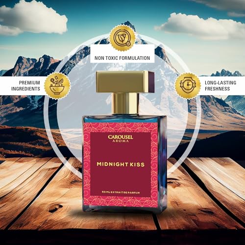 Image of Carousel Aroma Midnight Kiss 50ml - Eau De Parfum for Unisex | Long Lasting Luxury Perfume | Premium Fragrance perfume for Men & Women | Pack of 1