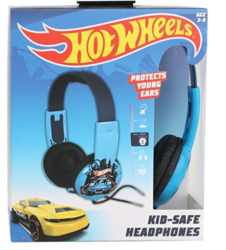 Hot Wheels Kids Safe Over The Ear Headphones Hp2-03084 | Kids Headphones, Volume Limiter For Developing Ears, 3.5Mm Stereo Jack, Recommended For Ages 3-9, By Sakar #TOP3