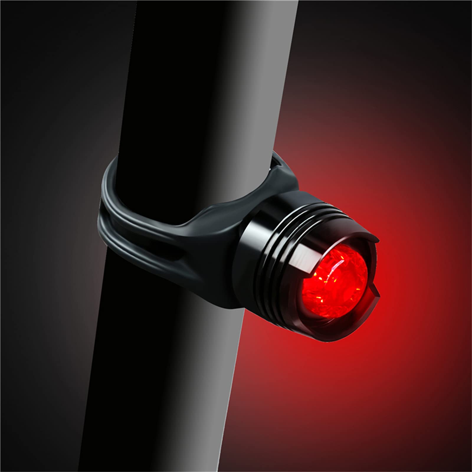 Lumière de Vélo Zoomable 4 Modes Phare Large USB Rechargeable Lampe Avant Étanche Feux Arrière Lumière de Vélo
