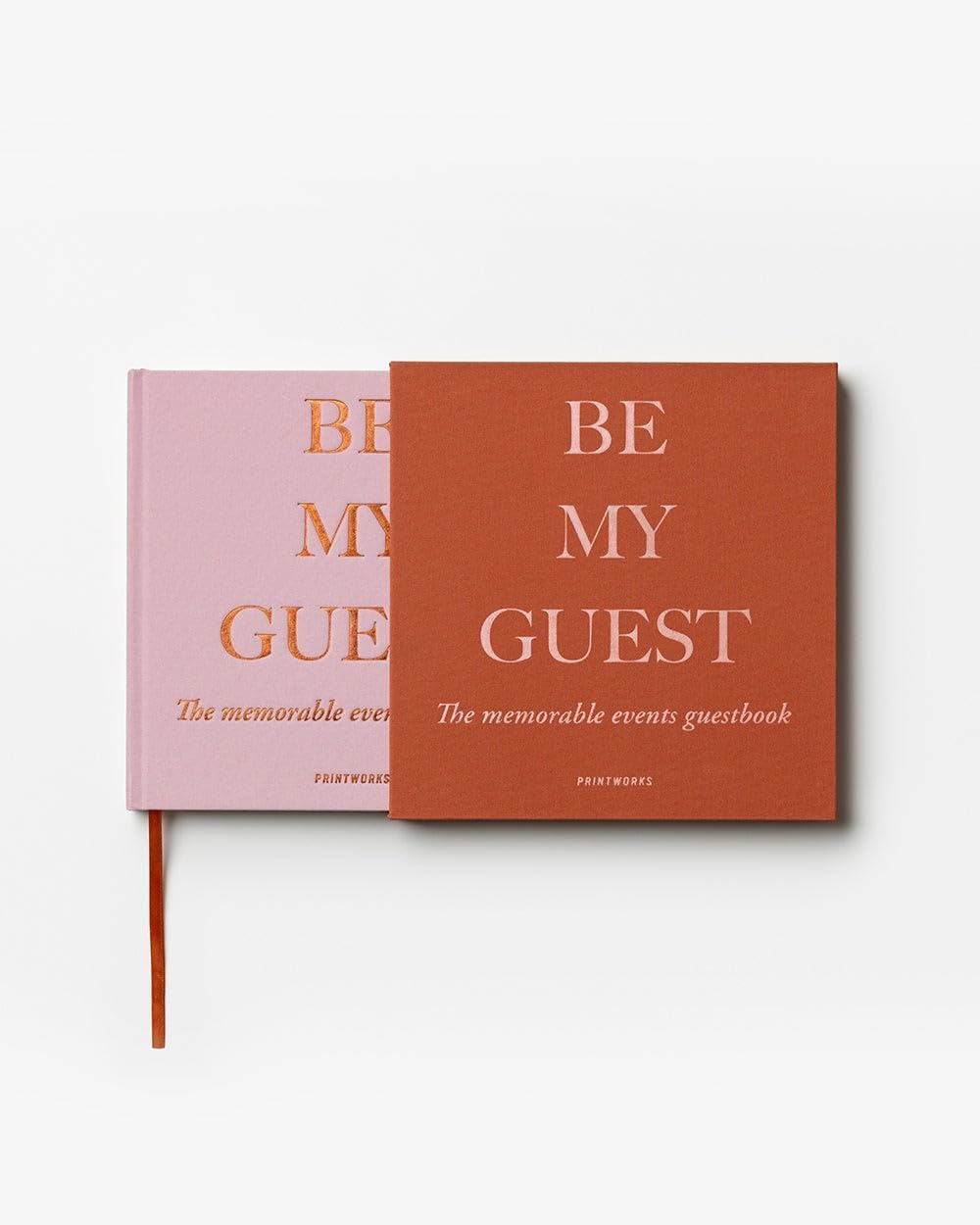 Guest Book - Rust/Pink (PW00375)