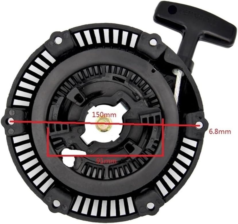 TMLbhSEZ 154F Recoil Starter Garden Tools Lawn Mower Generator Grass Trimmer Engine Repair Parts Fit for 154 154F GX100